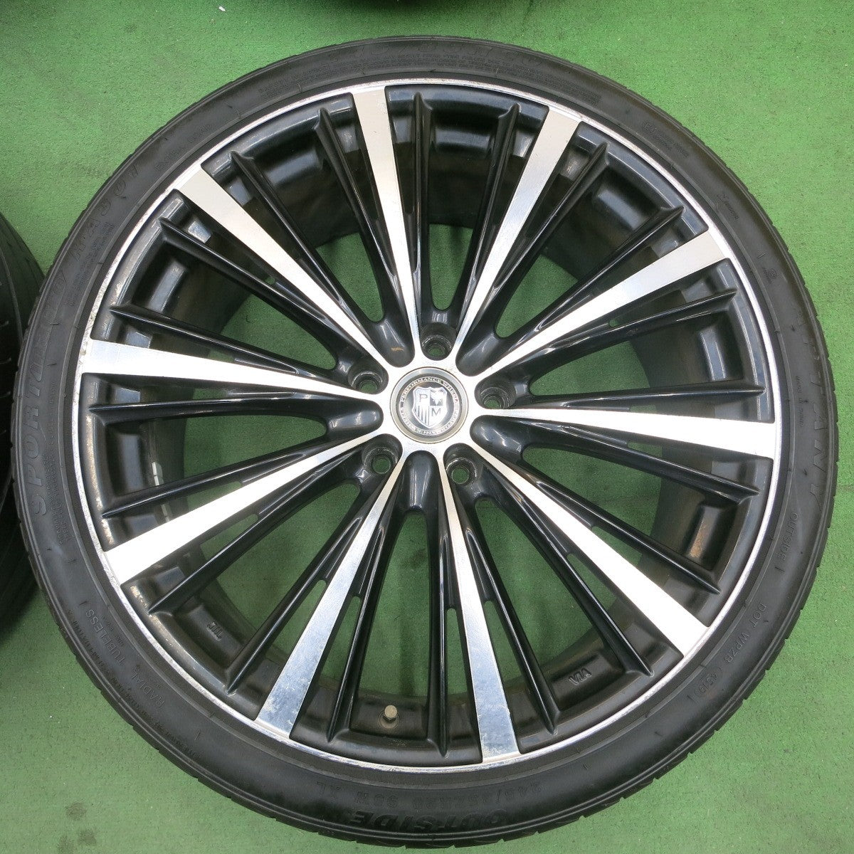 4本価格★245/35R20 PERFORMANCE WHEELS アプタニー SPORT macro RA30 パフォーマンス ホイール 20インチ PCD114.3/5H★5042908ナノ