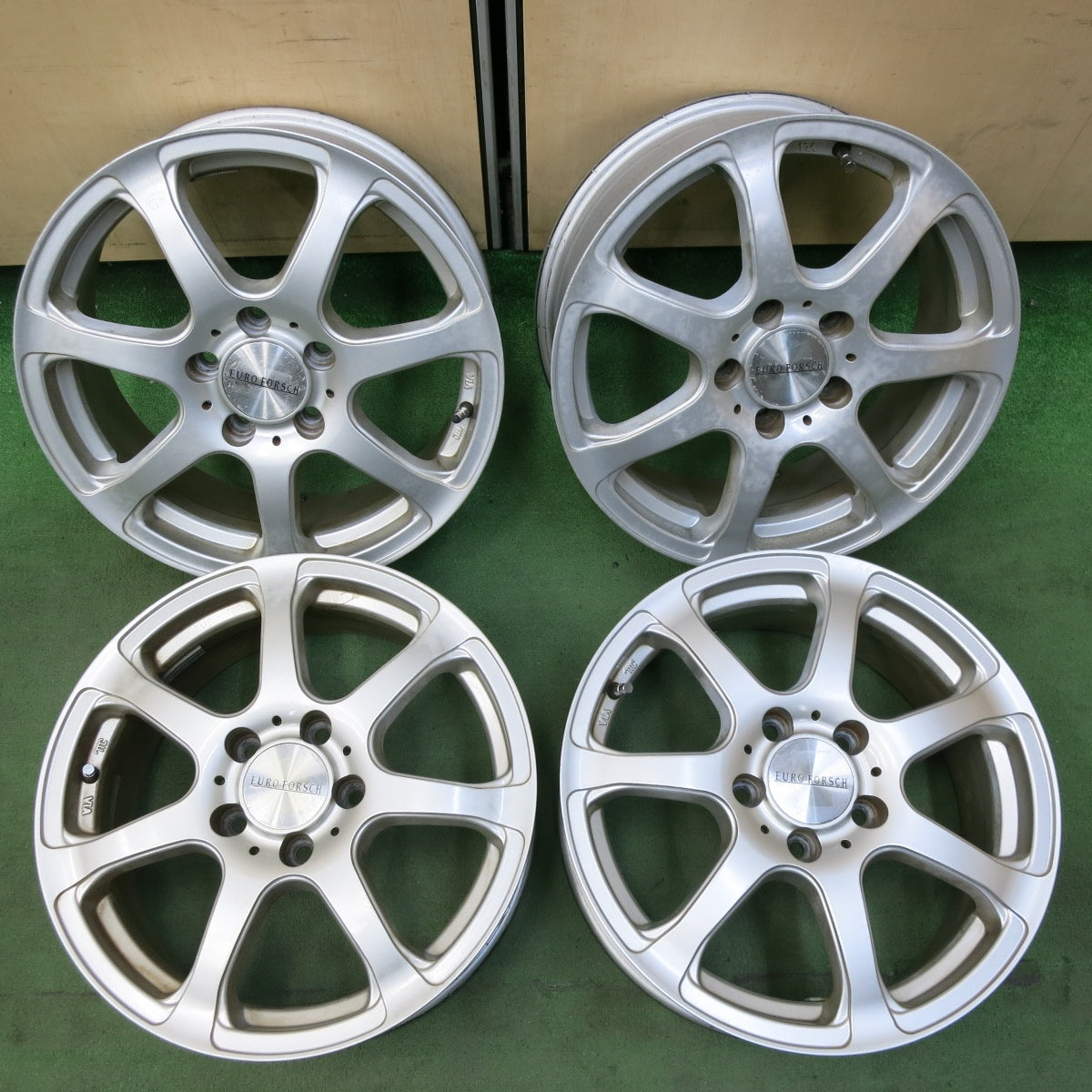 4本価格★ベンツ 等 EURO FORSCH ユーロフォルシュ 16インチ ホイール 16×6.5J PCD112/5H★5042504SYホ