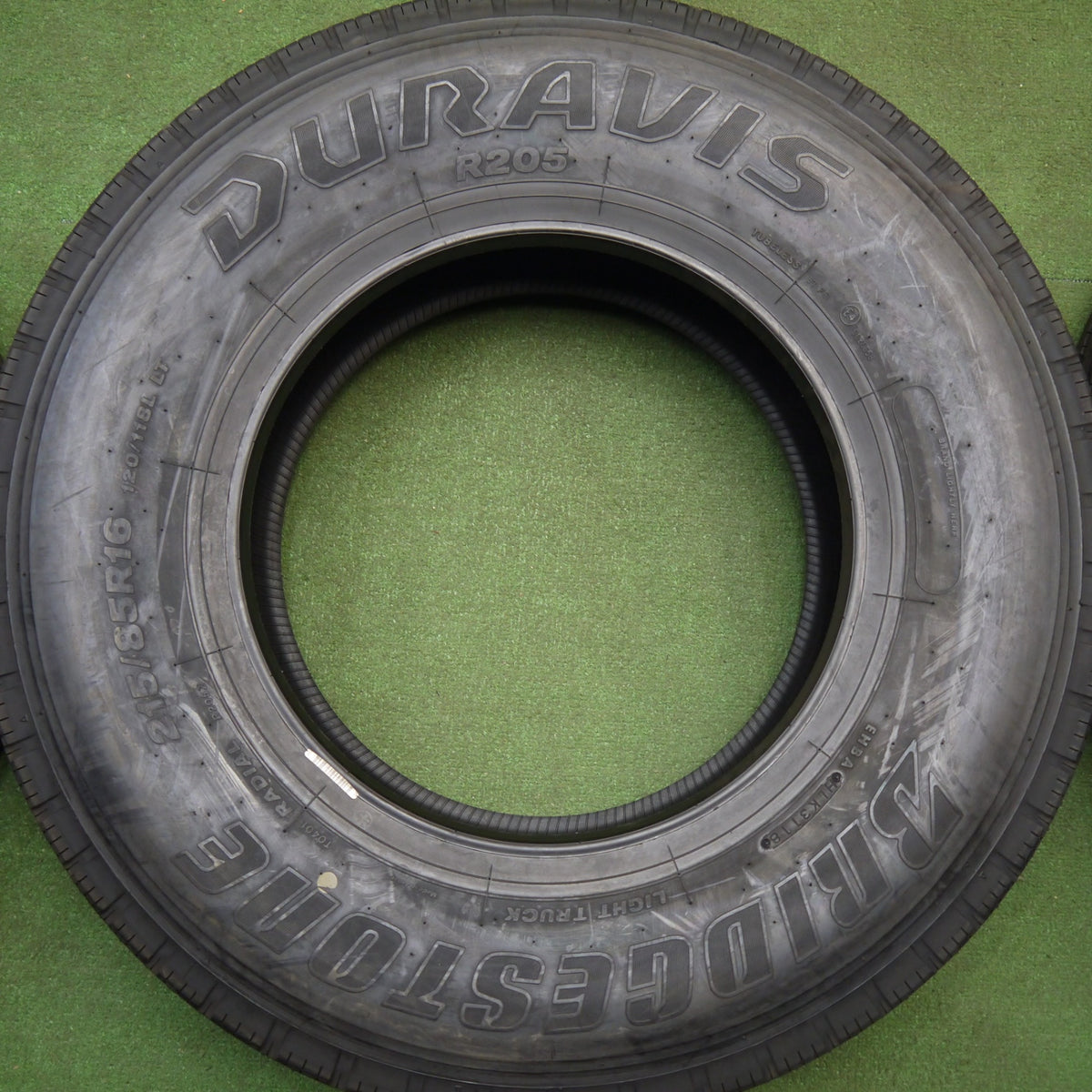 未使用!6本★トラック バン タイヤ 215/85R16 120/118L ブリヂストン デュラビス R205 DURAVIS 16インチ★6012705Hノタ