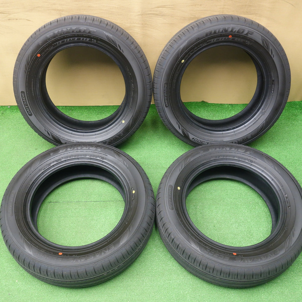新車外し!26年★185/65R15 ダンロップ エナセーブ EC300+ タイヤ 15インチ アクア フリード シエンタ 等★6052901KTノタ