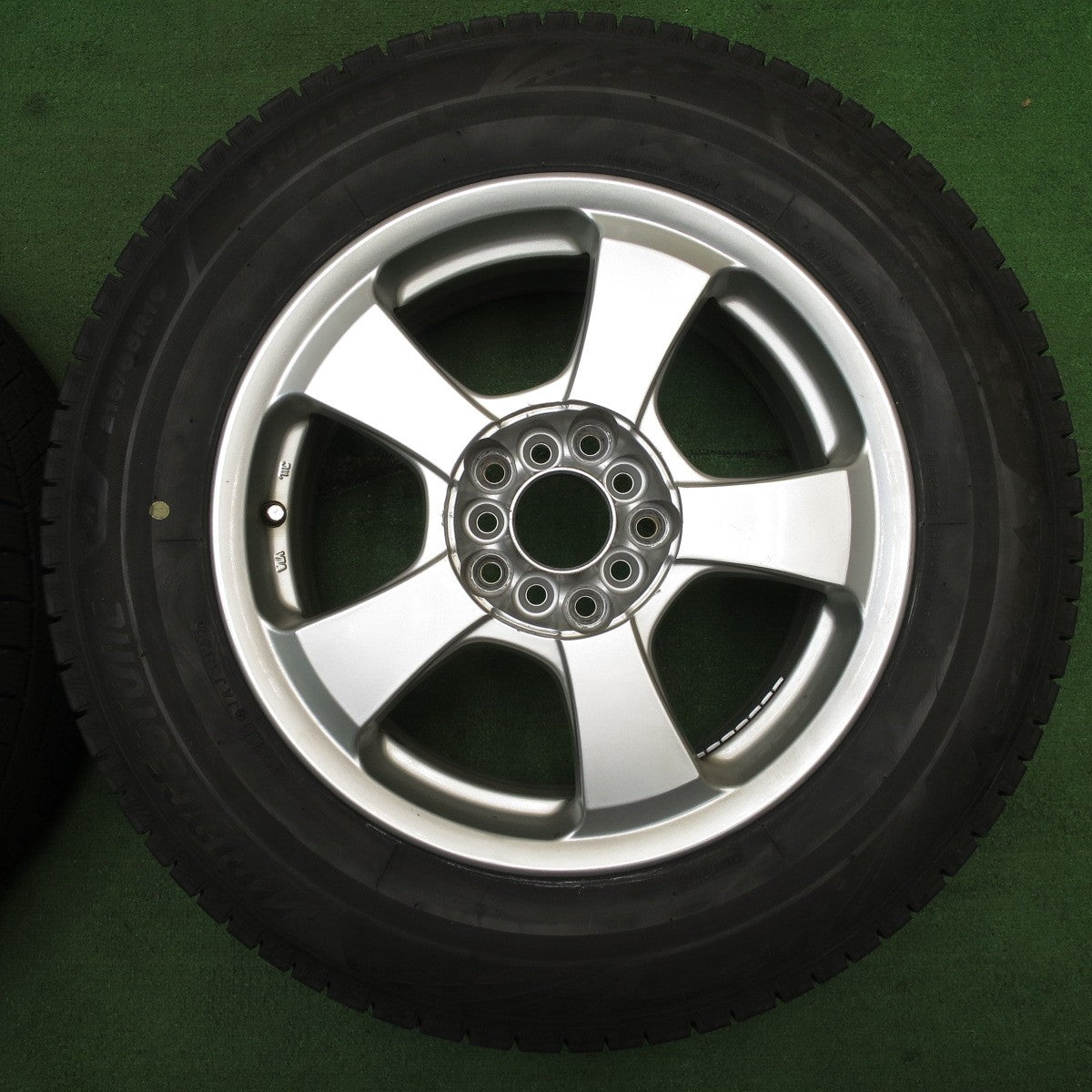 バリ溝!22年!ほぼ10分★スタッドレス 215/65R16 ブリヂストン ブリザック VRX3 社外 アルミ 16インチ PCD 100 114.3/5H マルチ★5053006NJス