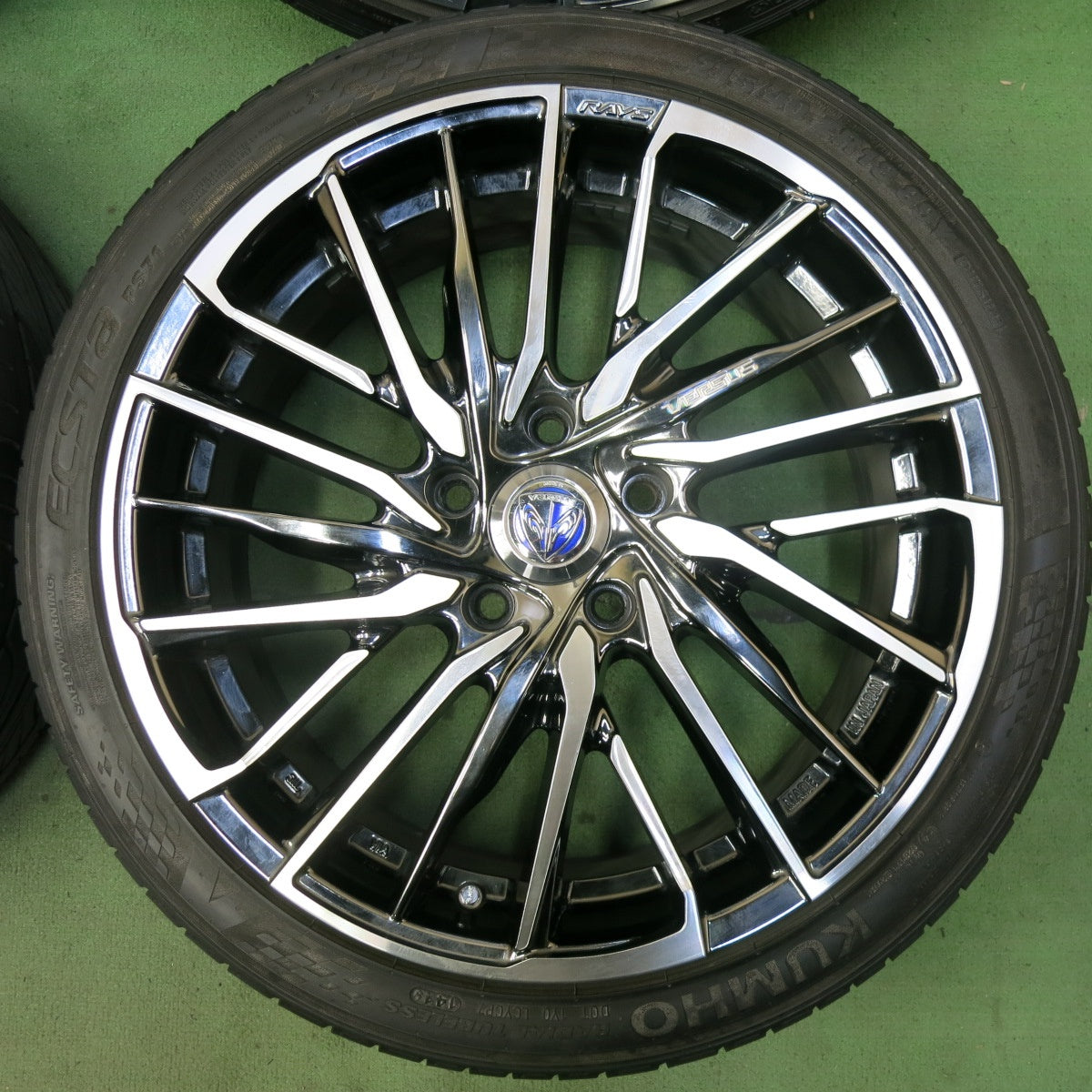 バリ溝!キレイ!8.5分★RAYS VERSUS STRATAGIA Avventura 215/40R18 グッドイヤー LS2000 クムホ PS71 レイズ ベルサス ストラテジーア アベントゥーラ PCD114.3/5H★5082202SKノ