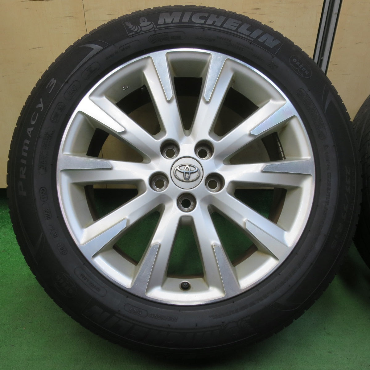 4本価格★トヨタ ヴァンガード 純正 235/55R18 ミシュラン プライマシー3 18インチ PCD114.3/5H★5050214イノ