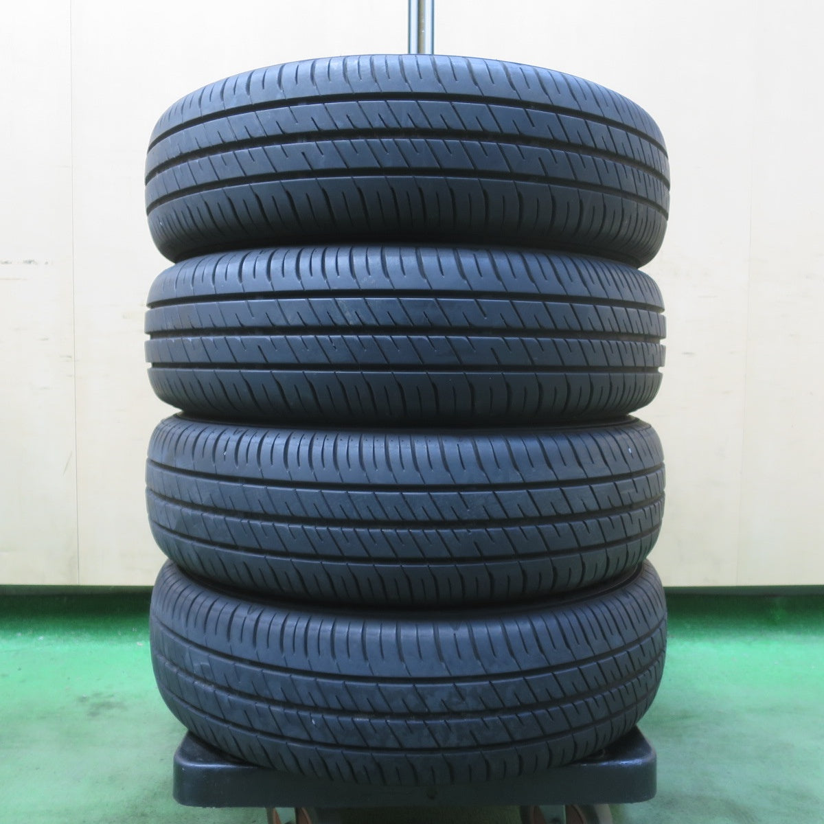 バリ溝!22年!9分★スズキ ワゴンR 純正 165/65R14 グッドイヤー EfficientGrip ECO EG02 14インチ PCD100/4H★6022807イノ