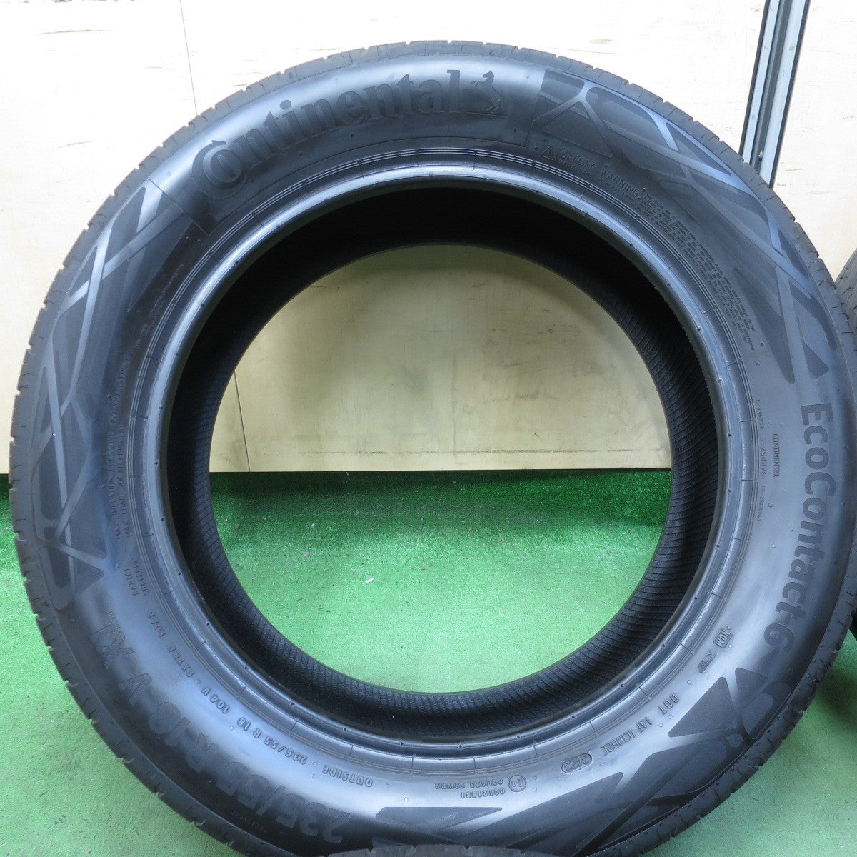バリ溝!23年!8.5分★235/55R18 コンチネンタル エココンタクト6 タイヤ 18インチ ベンツ GLB GLC レクサス NX ハリアー 等★5042504AKノタ