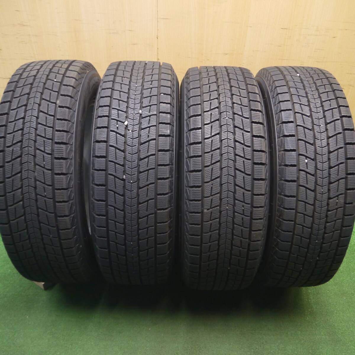 超バリ溝!21年!9.5分以上★スタッドレス 225/65R17 ダンロップ ウインターマックス SJ8 DUFACT デュファクト 17インチ PCD114.3/5H★5020711Hス