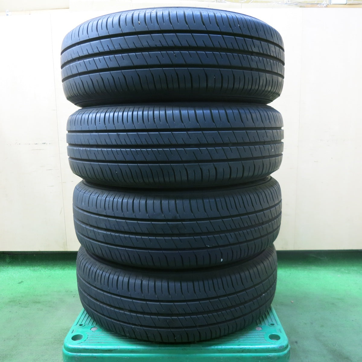 バリ溝!21年!9.5分★トヨタ 20系 ウィッシュ 純正 スチール 195/65R15 グッドイヤー EfficientGrip ECO EG02 15インチ PCD100/5H★5092901SKノ