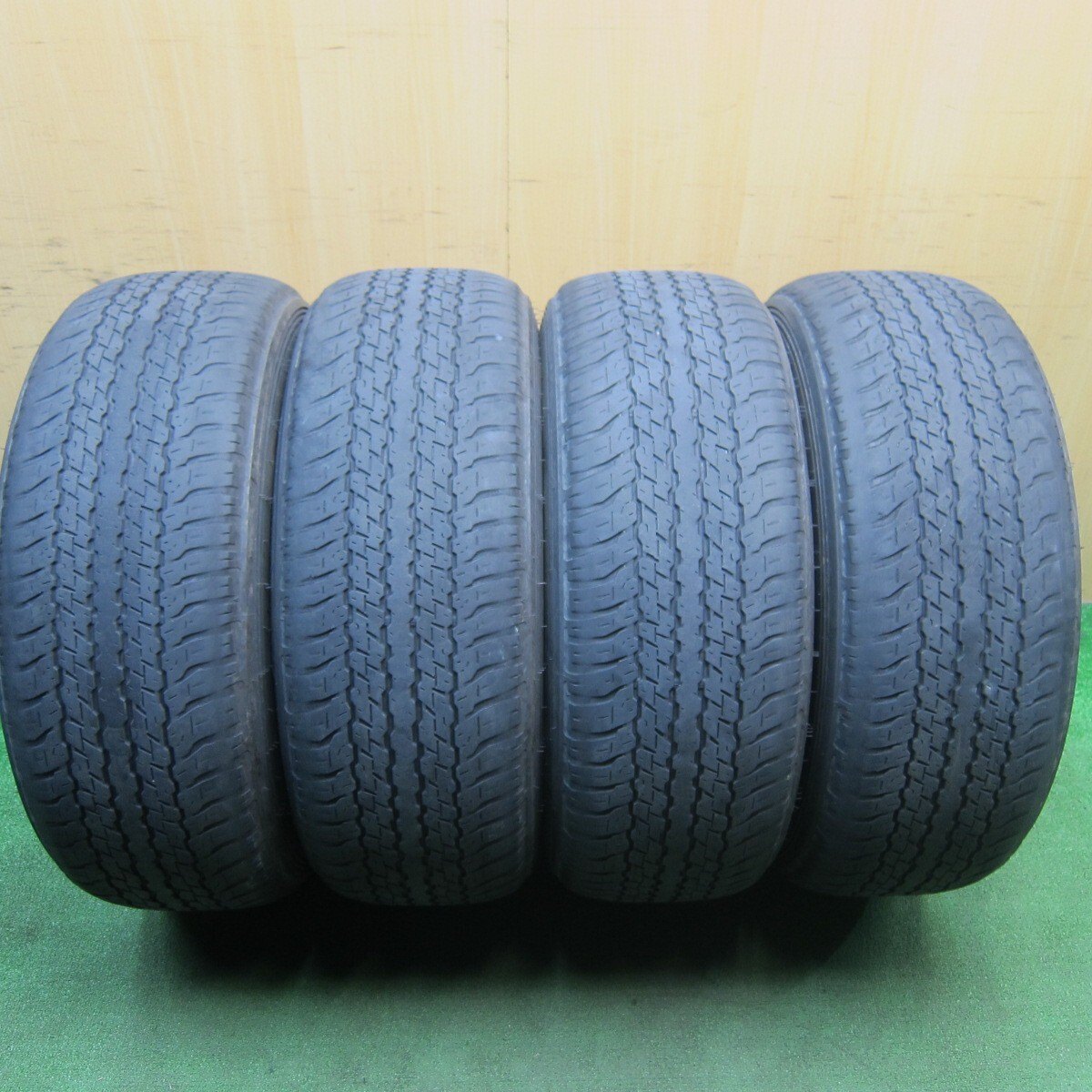 4本★JAOS TRIBE CLAW ENKEI 265/65R17 ダンロップ グラントレック AT25 ジャオス トライブクロウ PCD139.7/6H★5031402TNノ