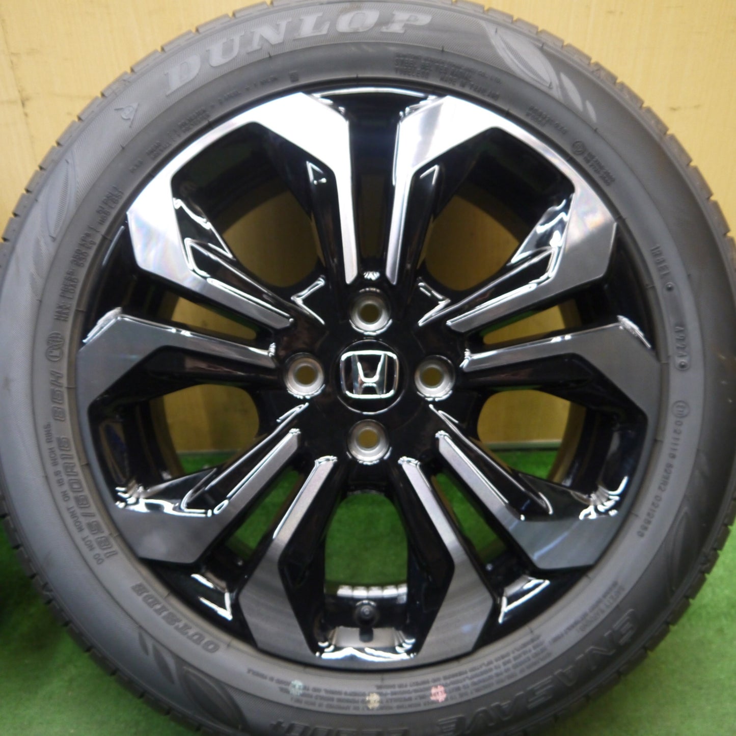 新車外し!24年★ホンダ フィット クロスター 純正 185/60R16 ダンロップ エナセーブ EC300+ 16インチ PCD100/4H★5093002Hノ