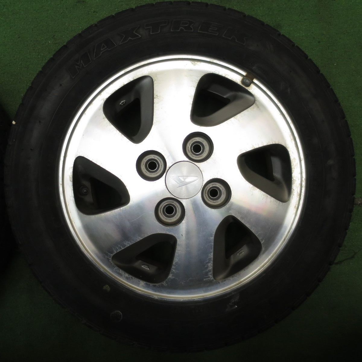 バリ溝!9分★ダイハツ ムーヴ 純正 155/65R13 マックストレック SU-810 13インチ PCD100/4H★5061904NJノ
