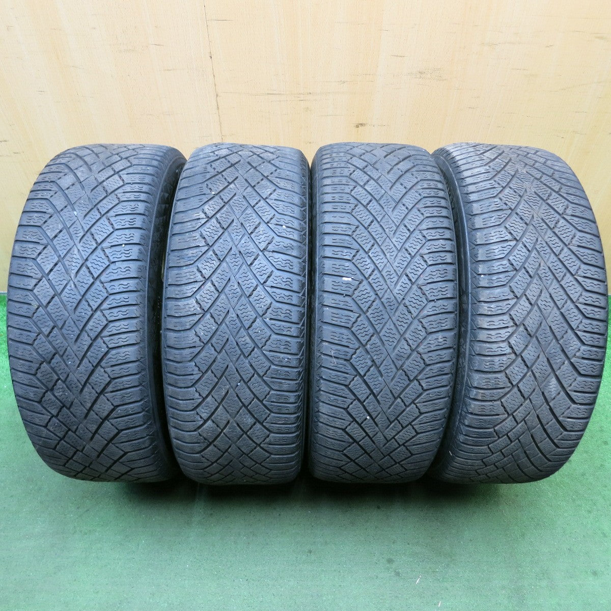 4本価格★ボルボ V60 S60 純正 215/50R17 スタッドレス コンチネンタル バイキングコンタクト7 17インチ PCD108/5H★5092810HAス