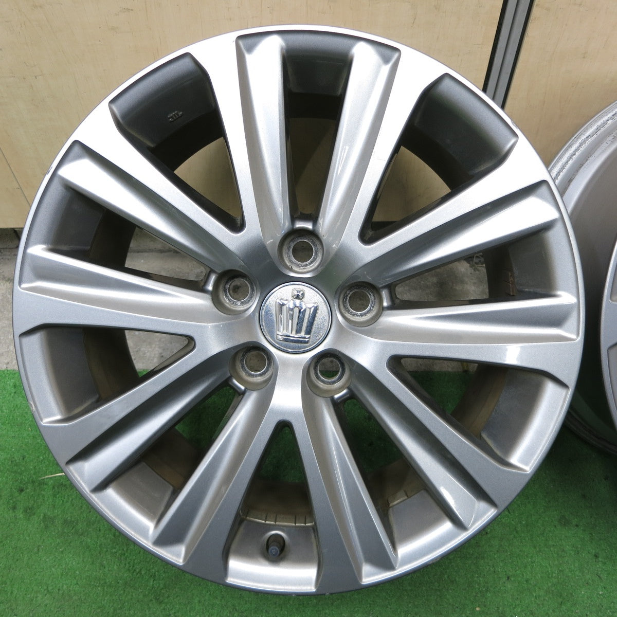 4本価格★トヨタ 210系 クラウン アスリート 純正 ホイール 17インチ 17×7.5J PCD114.3/5H★5091502ナホ