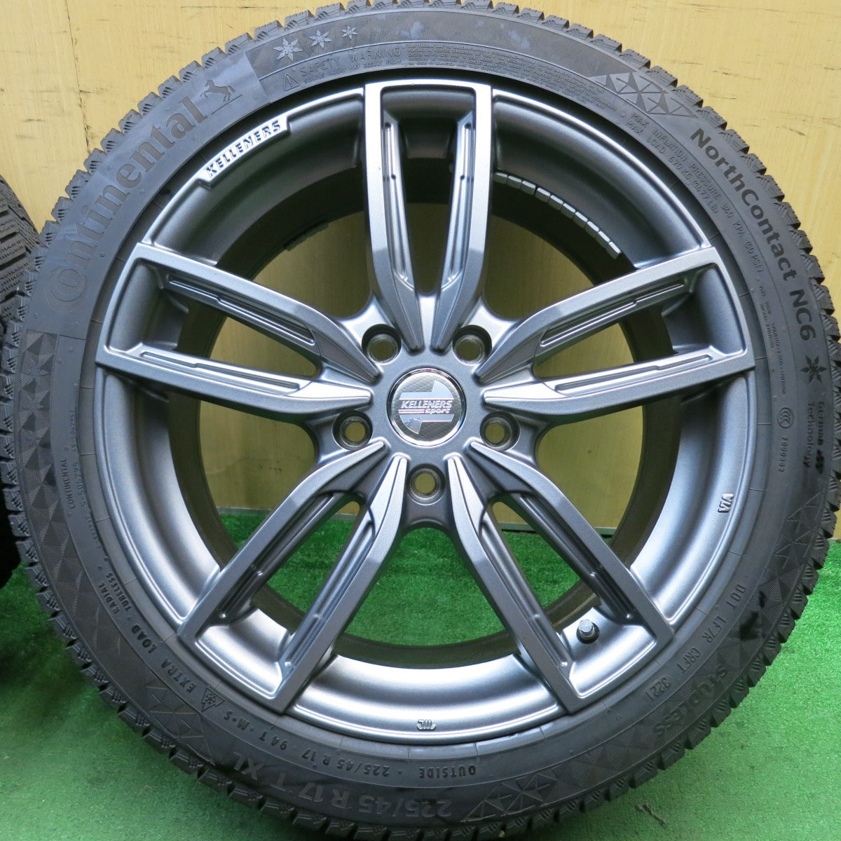 キレイ!21年★MINI ミニ 等 KELLENERS Sport 225/45R17 スタッドレス コンチネンタル ノースコンタクト NC6 ケレナーズ スポーツ PCD112/5H★5070110HAス
