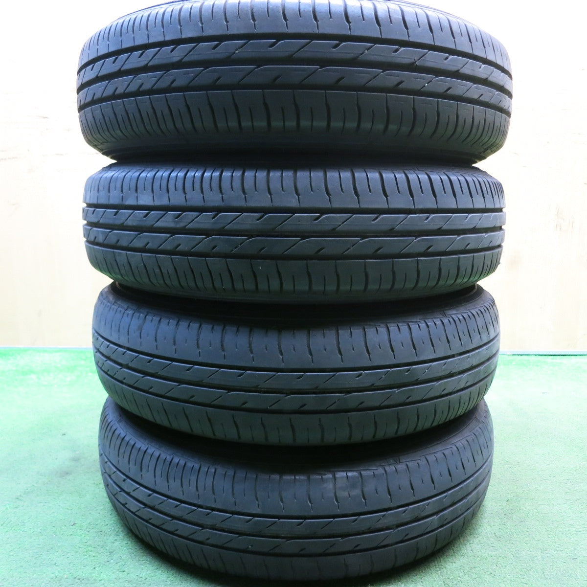 4本価格★145/80R13 オートバックス Maxrun EVERROAD スチール ホイール 13インチ PCD100/4H★5060706HAノ
