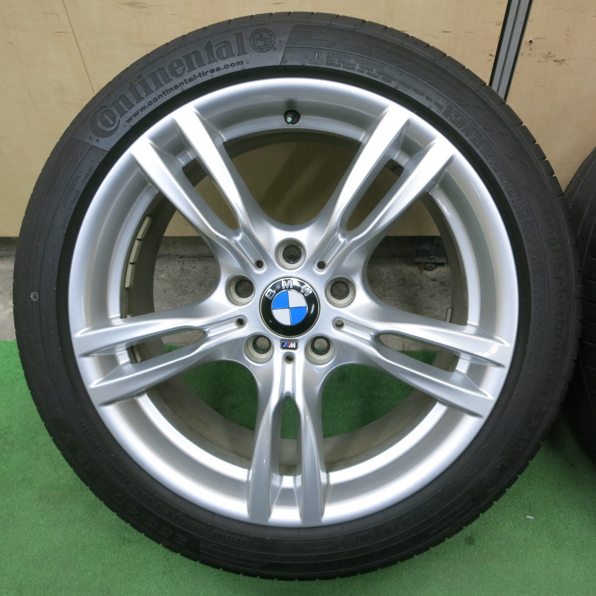 キレイ★BMW F30 F31 3シリーズ Mスポーツ 純正 225/45R18 255/40R18 コンチネンタル コンチスポーツ コンタクト5 SSR RSC PCD120/5H★5040203ナノ