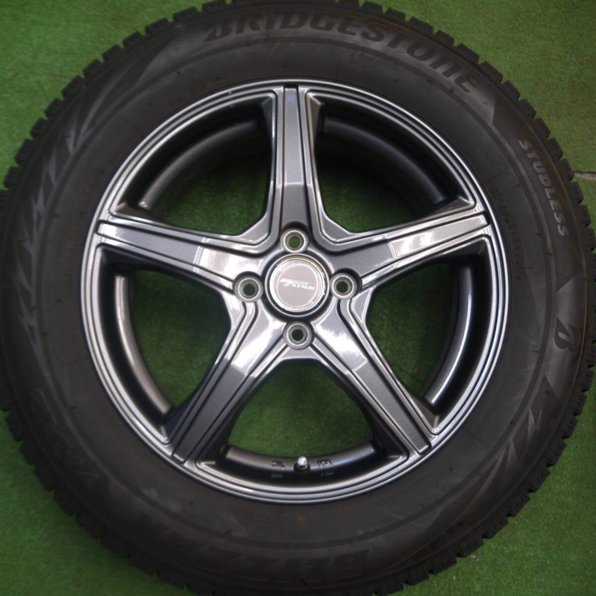 バリ溝!キレイ!9分★スタッドレス 195/65R16 ブリヂストン ブリザック VRX2 TOPRUN トップラン 16インチ PCD100/4H★5021910Hス