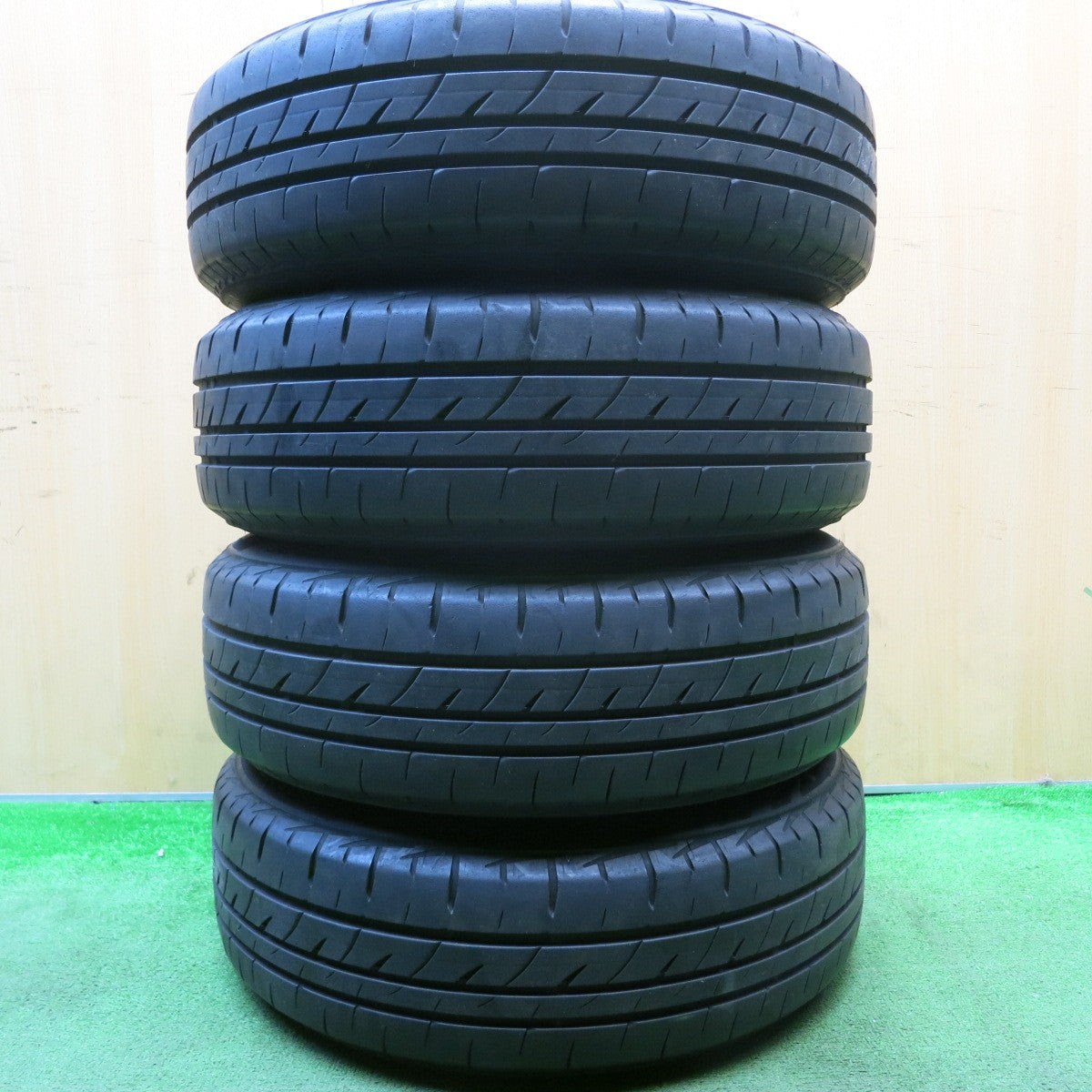 バリ溝!21年!8.5分★プジョー 208 純正 スチール 185/65R15 ブリヂストン プレイズ PX2 15インチ PCD108/4H★5042713HAノ