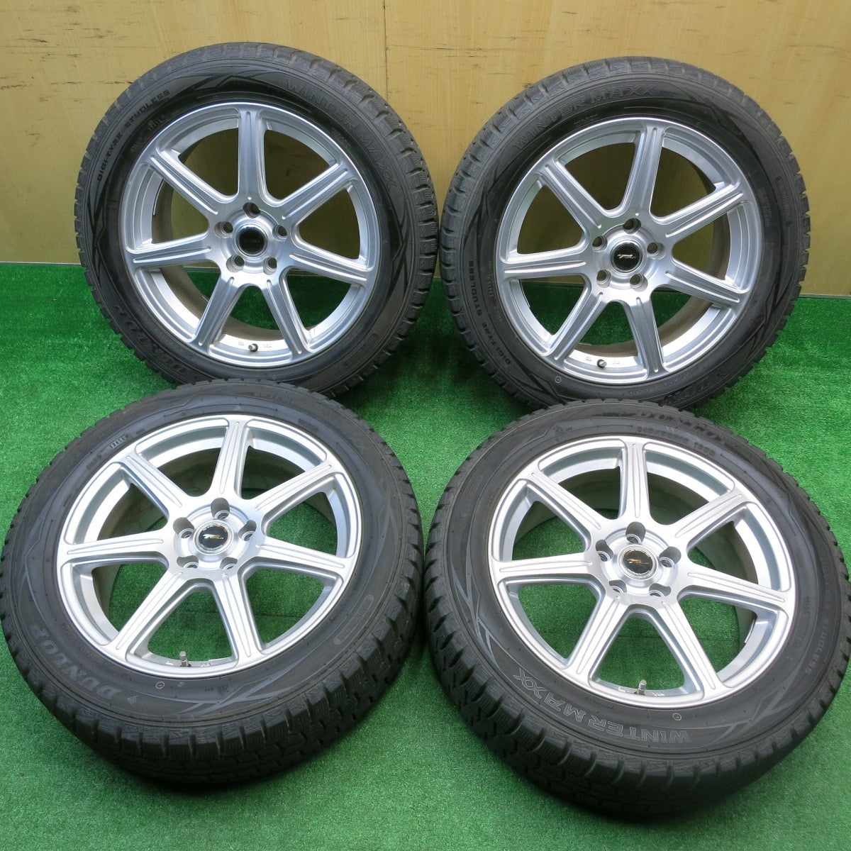 バリ溝!9.5分★スタッドレス 245/50R18 ダンロップ ウインターマックス WM01 TOPRUN トップラン 18インチ PCD114.3/5H★5102509HAス