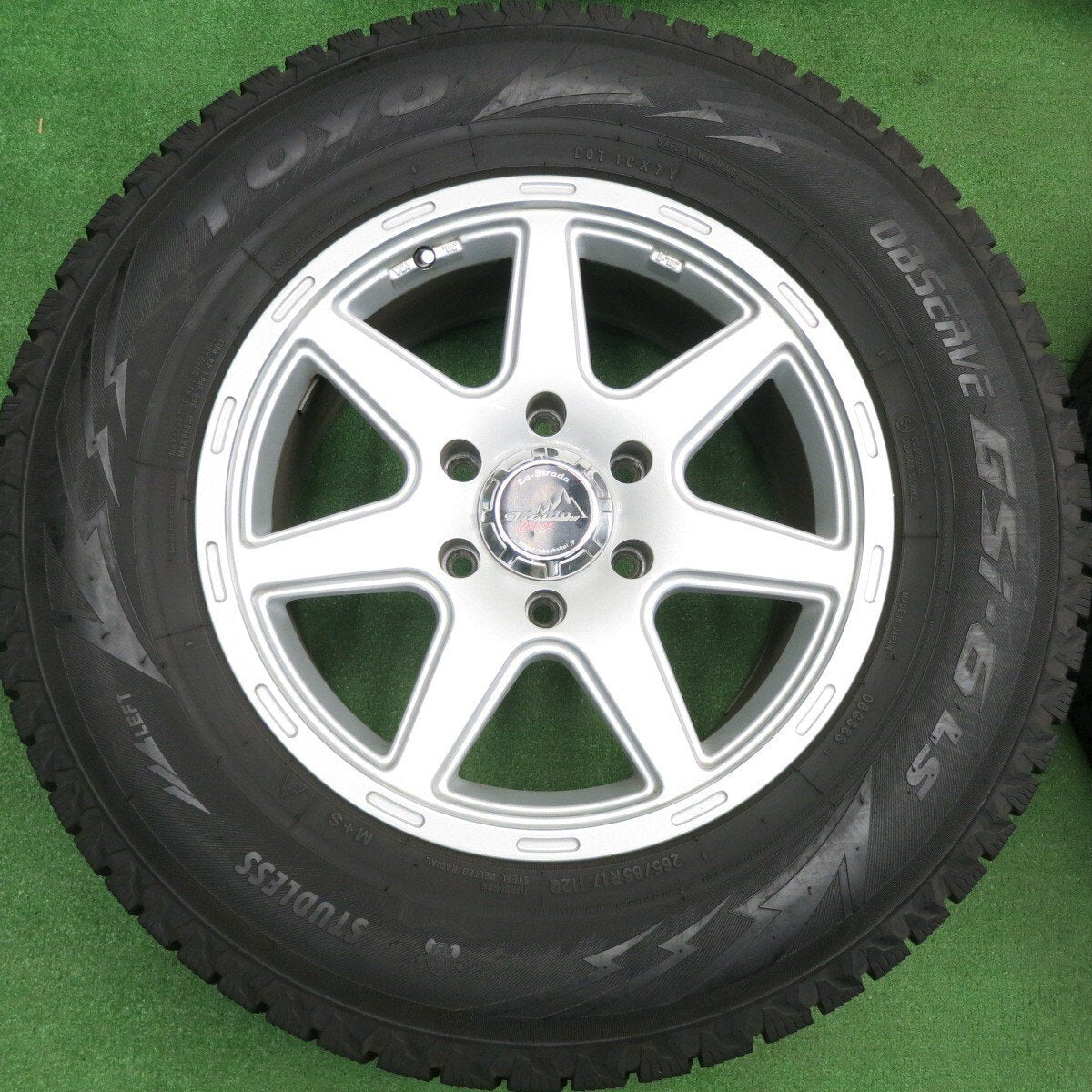 バリ溝!21年!キレイ!9.5分★スタッドレス 265/65R17 トーヨー オブザーブ GSi-6 LS Tirado CROSS La-Strada 阿部商会 PCD139.7/6H★4123107HAス