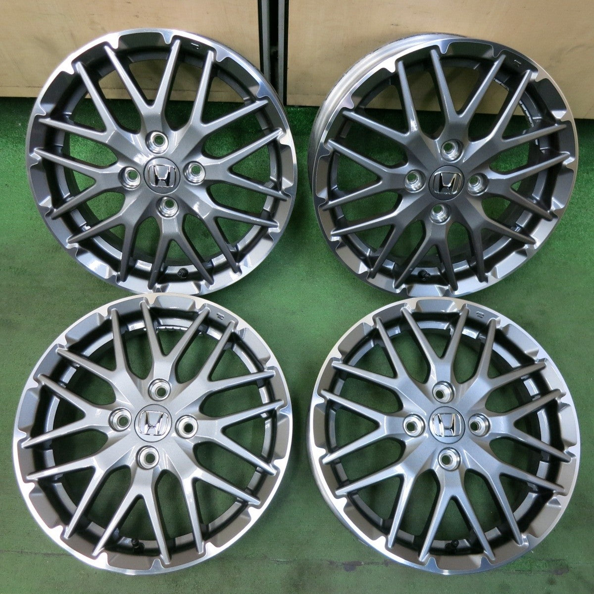 新車外し☆ホンダ N-BOX カスタム 純正 ホイール 15インチ 15×4.5J