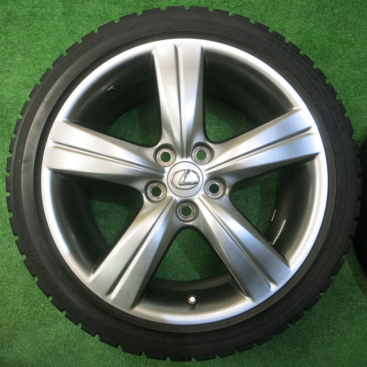 センサー付!キレイ★レクサス GS 純正 245/40R18 スタッドレス ブリヂストン ブリザック REVO1 18インチ PCD114.3/5H★5051602NJス