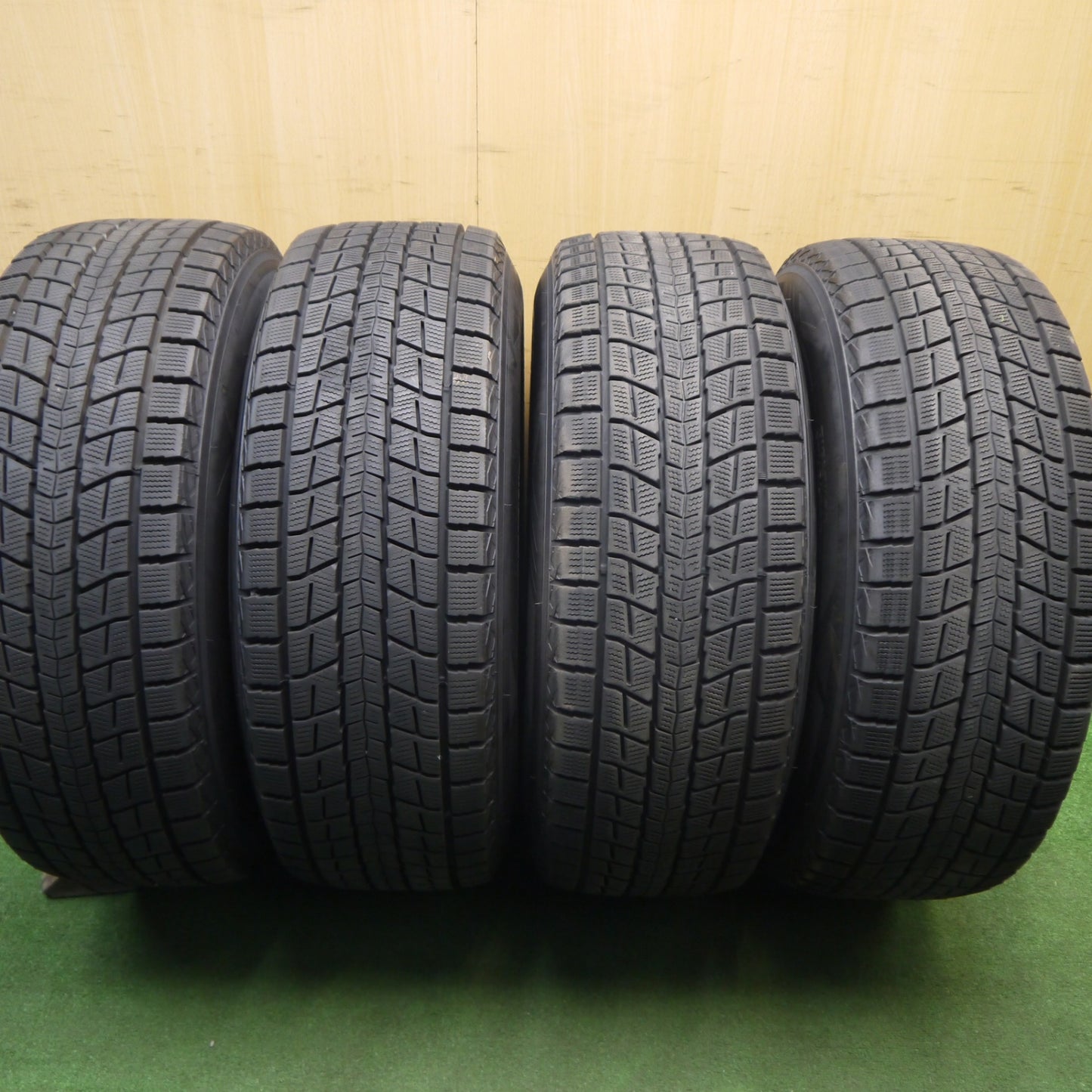 バリ溝!キレイ!9.5分★KEELER TACTICS 265/65R17 スタッドレス ダンロップ ウインターマックス SJ8 SJ8+ キーラー タクティクス 17インチ PCD139.7/6H★6021002Hス