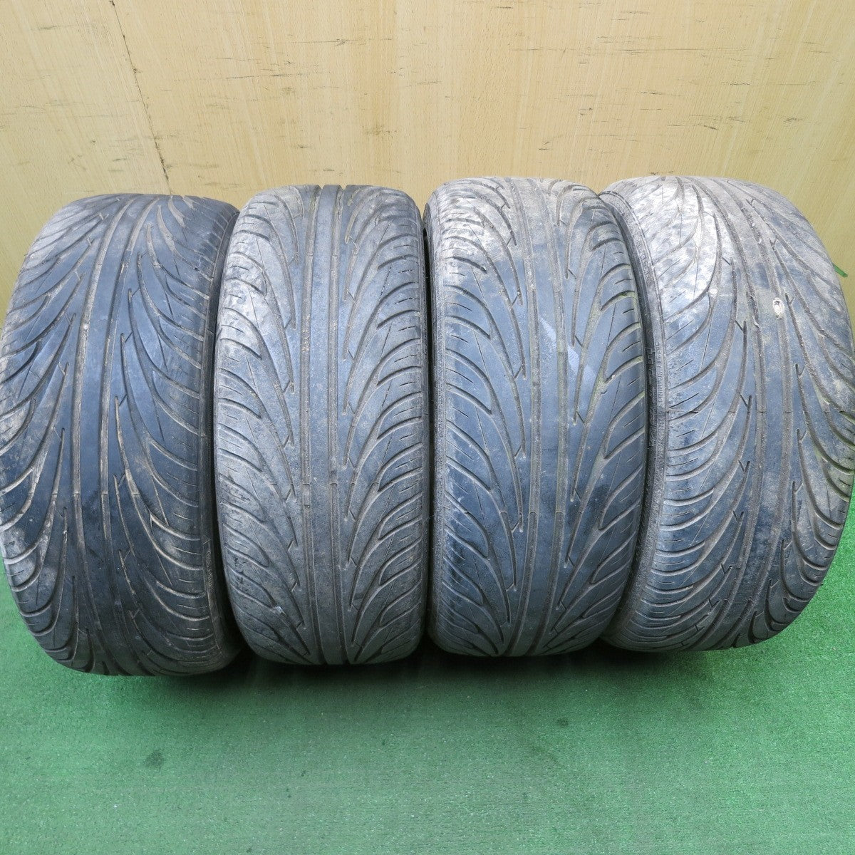 バリ溝!9.5分★WEDS SPORT RACING 195/45R16 ナンカン ウルトラスポーツ NS-2 16インチ ウェッズ スポーツ レーシング PCD100/4H★5052401HAノ