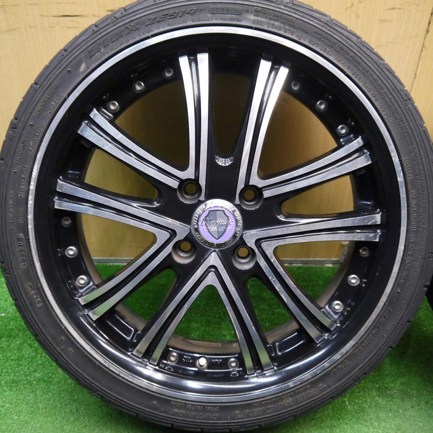 4本価格★165/45R16 ファルケン ZIEX ZE914 Warwic DS-05 DS05 ワーウィック 16インチ PCD100/4H★5060404Hノ