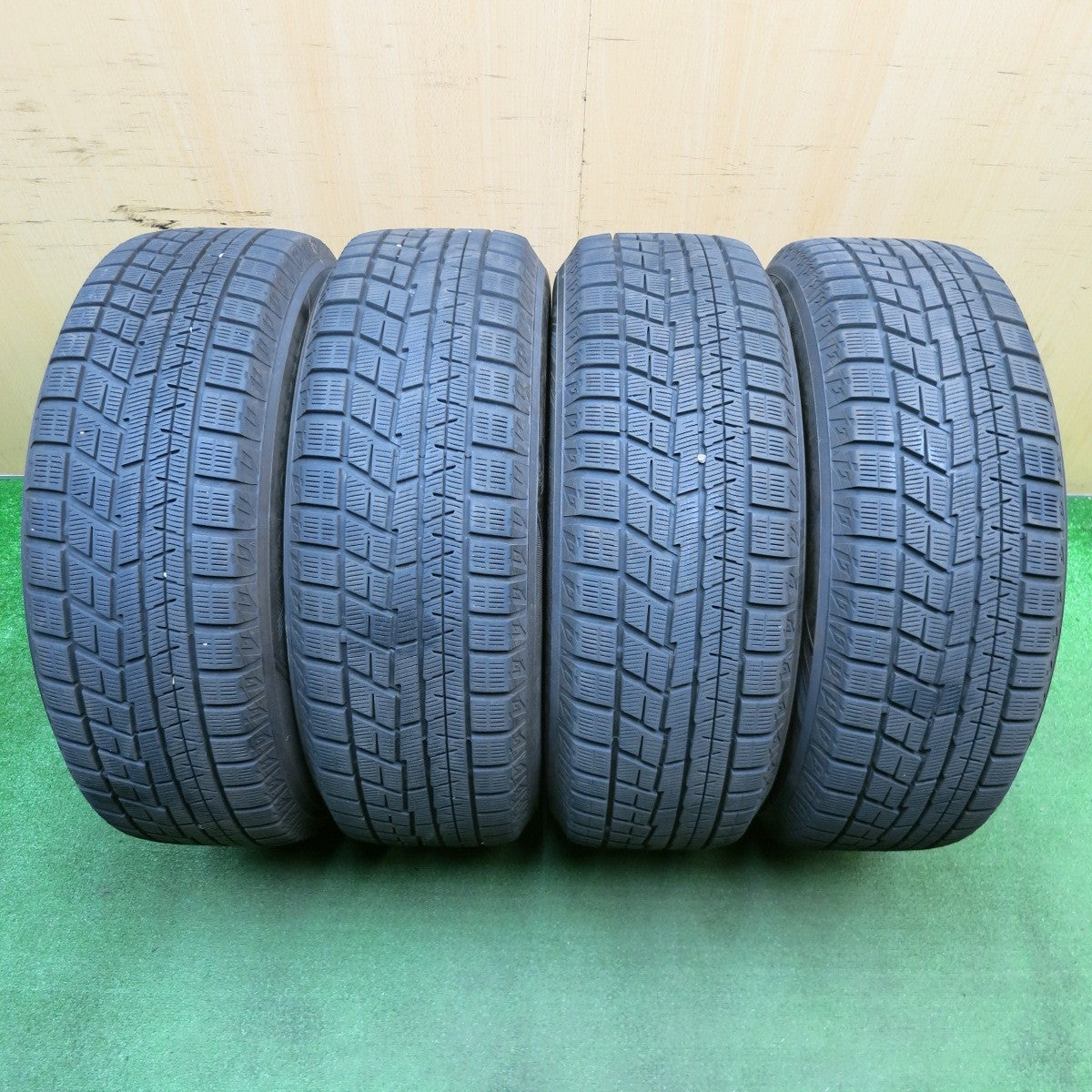バリ溝!23年!キレイ!9.5分★トヨタ 20系 アルファード ヴェルファイア 純正 215/65R16 スタッドレス ヨコハマ アイスガード iG60 16インチ PCD114.3/5H★5041601NJス
