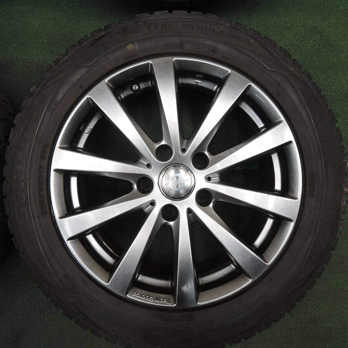 4本価格★BMW等 Team Sparco 225/55R17 スタッドレス ダンロップ ウインターマックス WM01 PCD120/5H★4030104TNス
