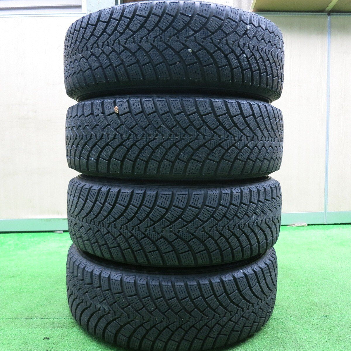 超バリ溝!ほぼ10分★スタッドレス 175/65R14 ファルケン エスピア W-ACE BALMINUM バルミナ 14インチ PCD100/4H★4112801HAス