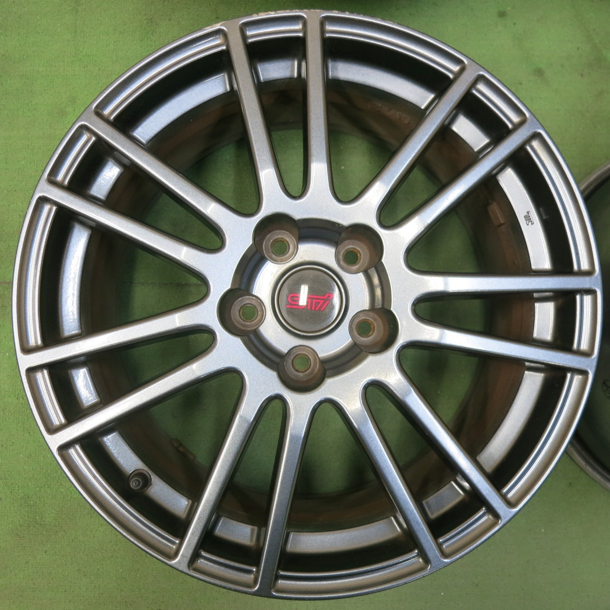 4本価格★スバル WRX STI Spec C 純正 ENKEI ホイール 18インチ 18×8.5J スペックC エンケイ PCD114.3/5H★5061111SYホ