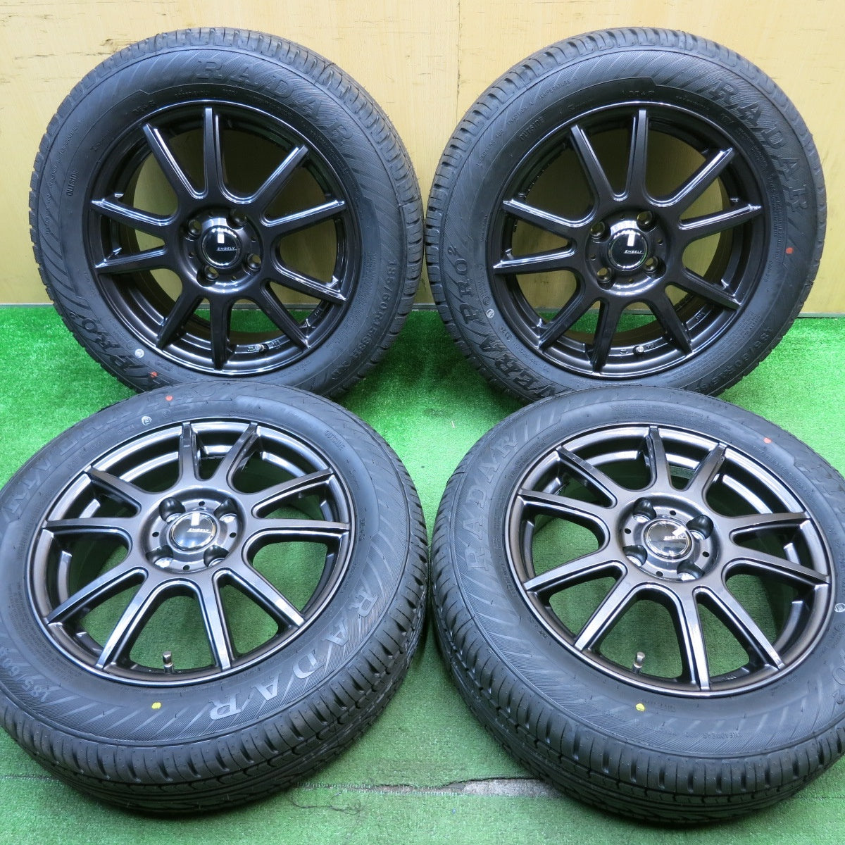 未使用!24年★185/60R15 レーダー RIVERA PRO2 EMBELY S10 エンベリー 15インチ PCD100/4H★5042604NJノ