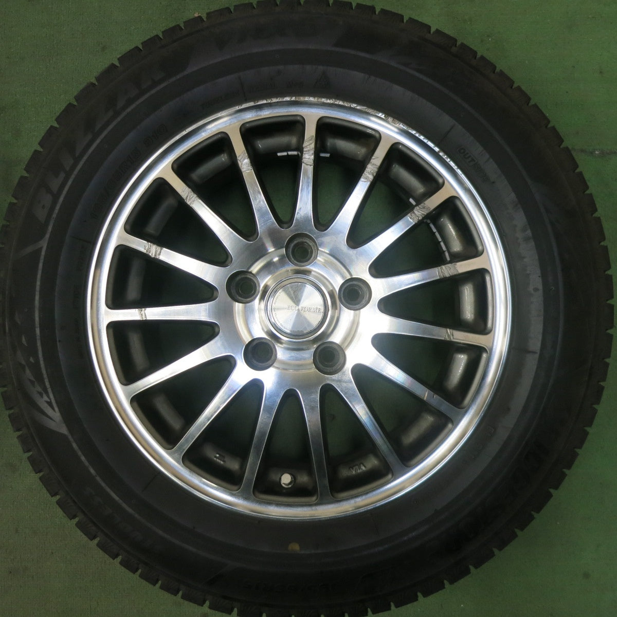 バリ溝!21年!9分★スタッドレス 195/65R15 ブリヂストン ブリザック VRX3 ECO FORME エコフォルム 15インチ PCD114.3/5H★5092902SKス