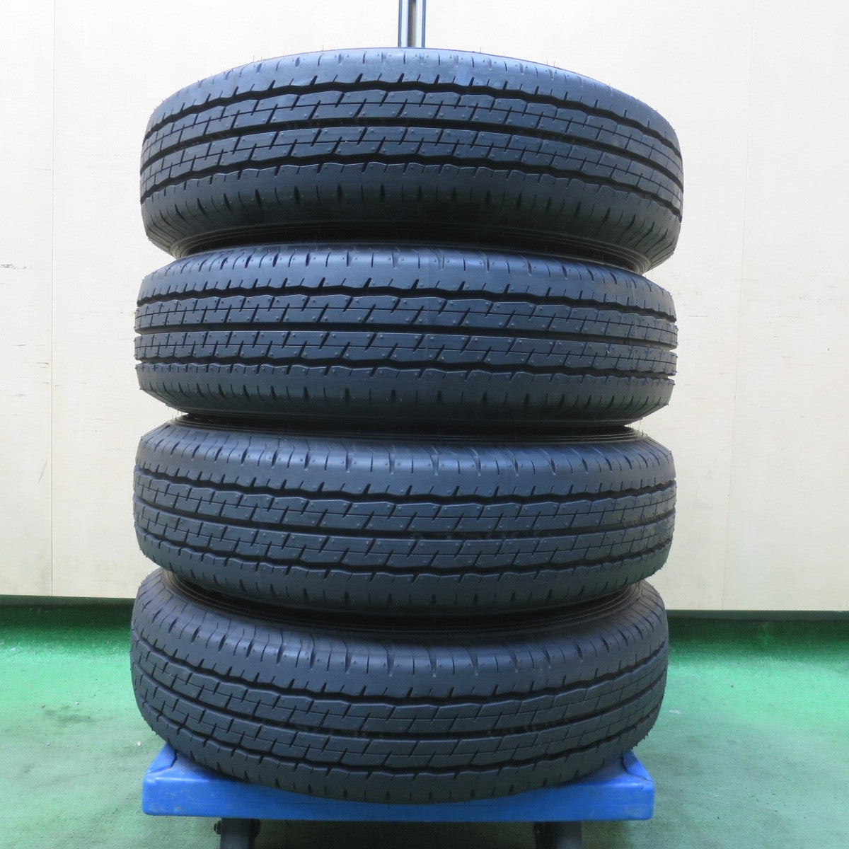 新車外し!25年★トヨタ プロボックス 純正 スチール 155/80R14 88/86S ダンロップ SP175L 14インチ PCD100/4H★6021303イノ