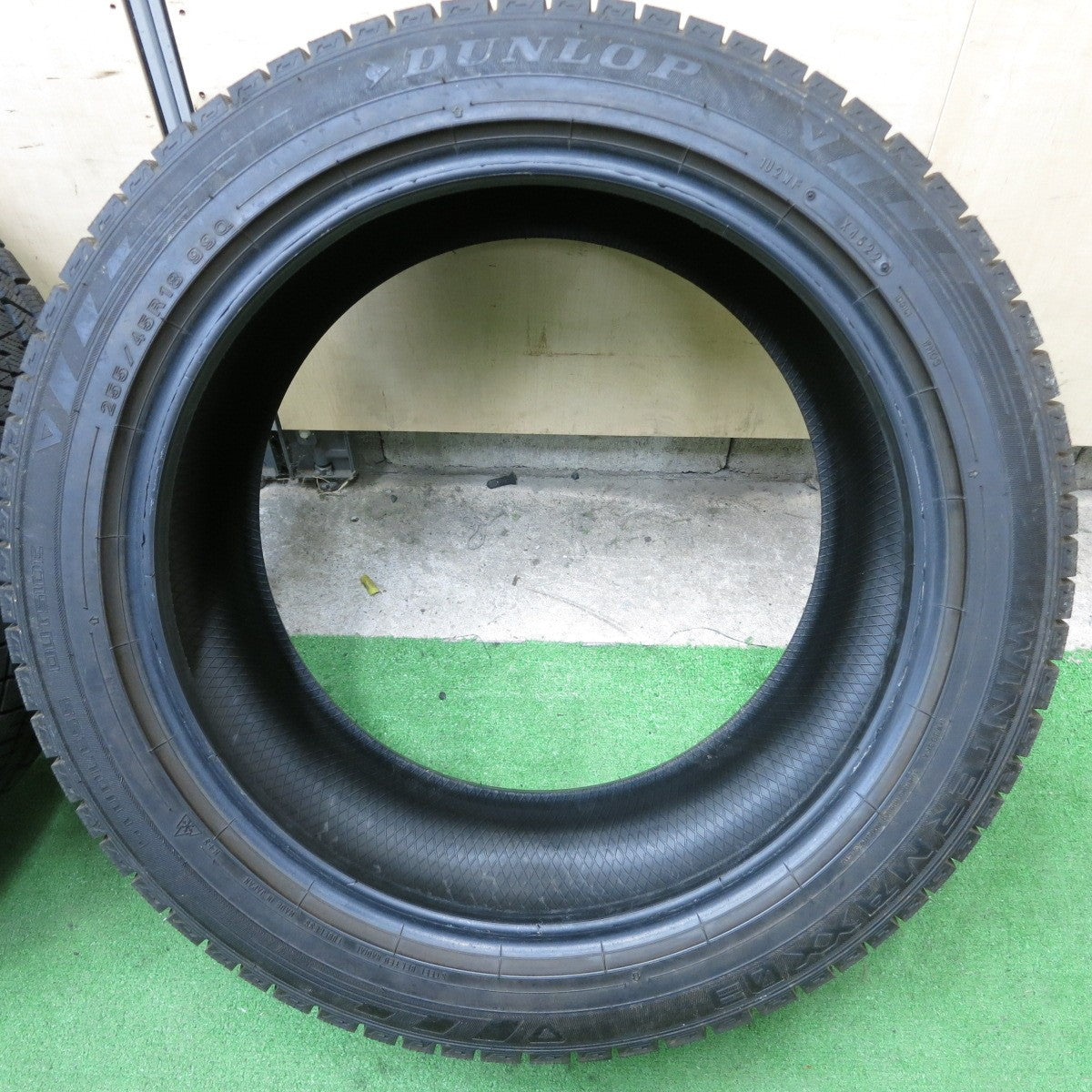 バリ溝!22年!9.5分以上!2本★スタッドレス 255/45R18 ダンロップ ウインターマックス 03 タイヤ 18インチ ベンツ BMW 等★5073004ナスタ