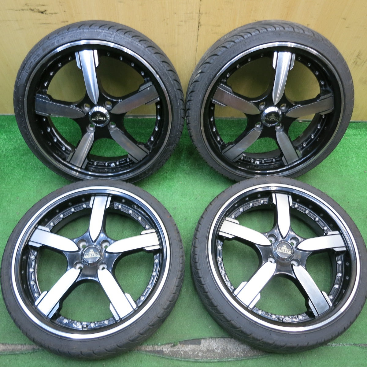 バリ溝!24年!9.5分★軽サイズ LUGTEC ラグテック 165/40R17 ナンカン ウルトラスポーツ NS-2 17インチ 軽自動車 PCD100/4H★5061201AKノ
