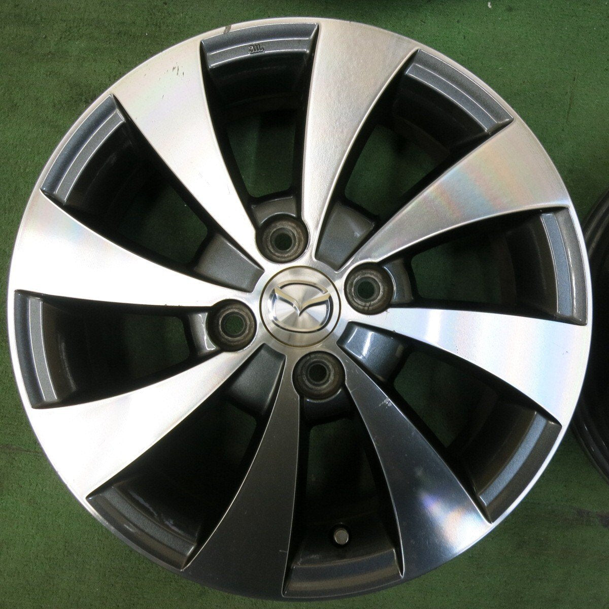 4本価格★マツダ フレア スズキ ワゴンR 純正 ホイール 15インチ 15×4.5J PCD100/4H★5021413SYホ