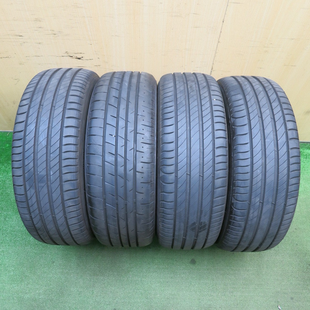 バリ溝!23年!キレイ!9.5分★トヨタ 80系 ノア ヴォクシー 純正 BBS 205/55R16 ミシュラン プライマシー4 ブリヂストン プレイズ PX-RV2 16インチ PCD114.3/5H★5051802NJノ
