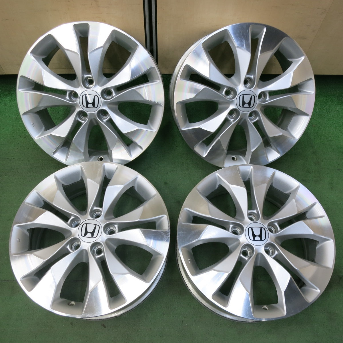 付属品付き★ホンダ CR-V 純正 ENKEI ホイール 17インチ 17×6.5J エンケイ CRV PCD114.3/5H★5061114SYホ