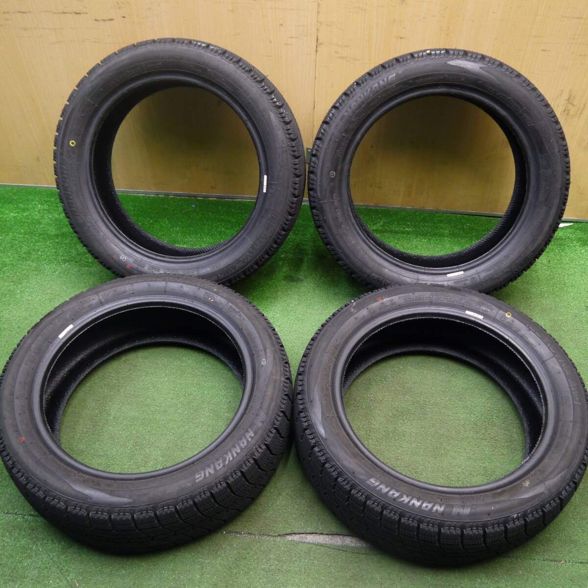 ほぼ未使用!22年★スタッドレス 165/55R15 ナンカン アイスアクティバ AW-1 タイヤ 15インチ 軽サイズ 軽自動車 N-BOX ワゴンR ムーヴ 等★5040103Hスタ