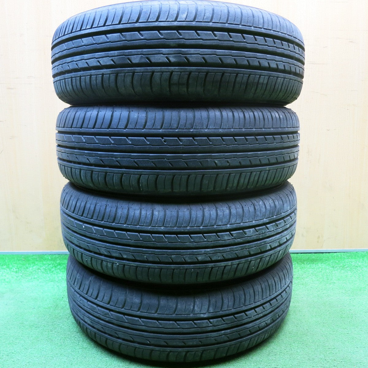 4本価格!24年★165/65R14 ヨコハマ BluEarth-ES ES32 スチール ホイール ブルーアース 14インチ PCD100/4H★6022614HAノ