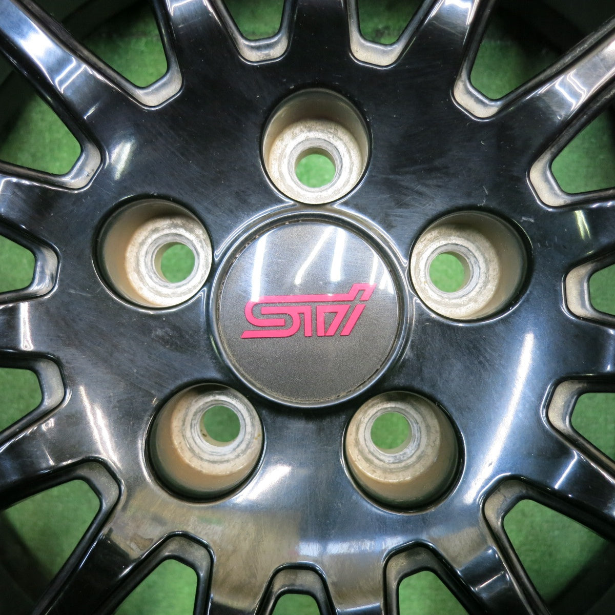 4本価格★スバル フォレスター STI 純正 ENKEI 225/55R18 ブリヂストン アレンザ 001 エンケイ 18インチ PCD100/5H★5051203NJノ