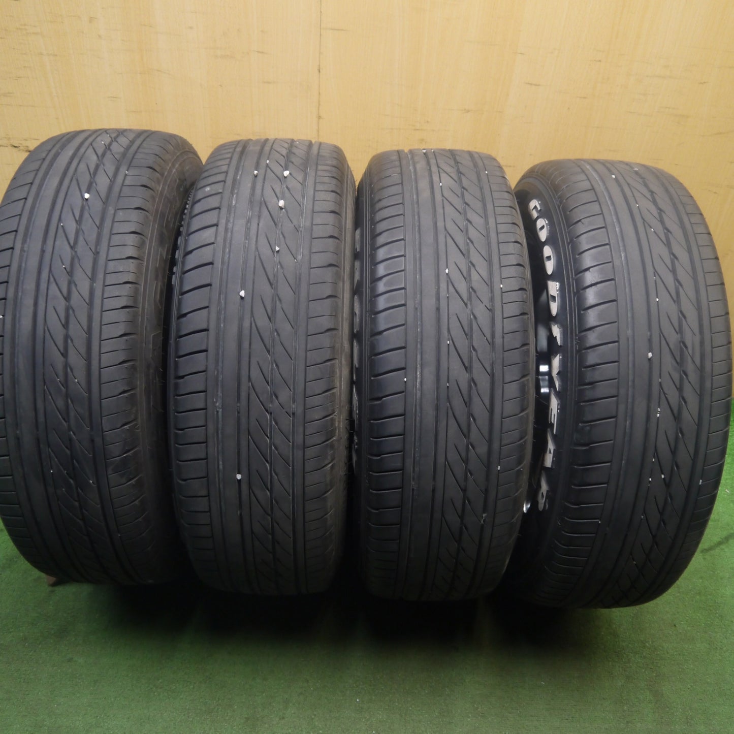 バリ溝!キレイ!9分★CAMYURA GIBSON 215/60R17 109/107R グッドイヤー イーグル #1 ギブソン カミュラ 17インチ PCD139.7/6H★5082605Hノ