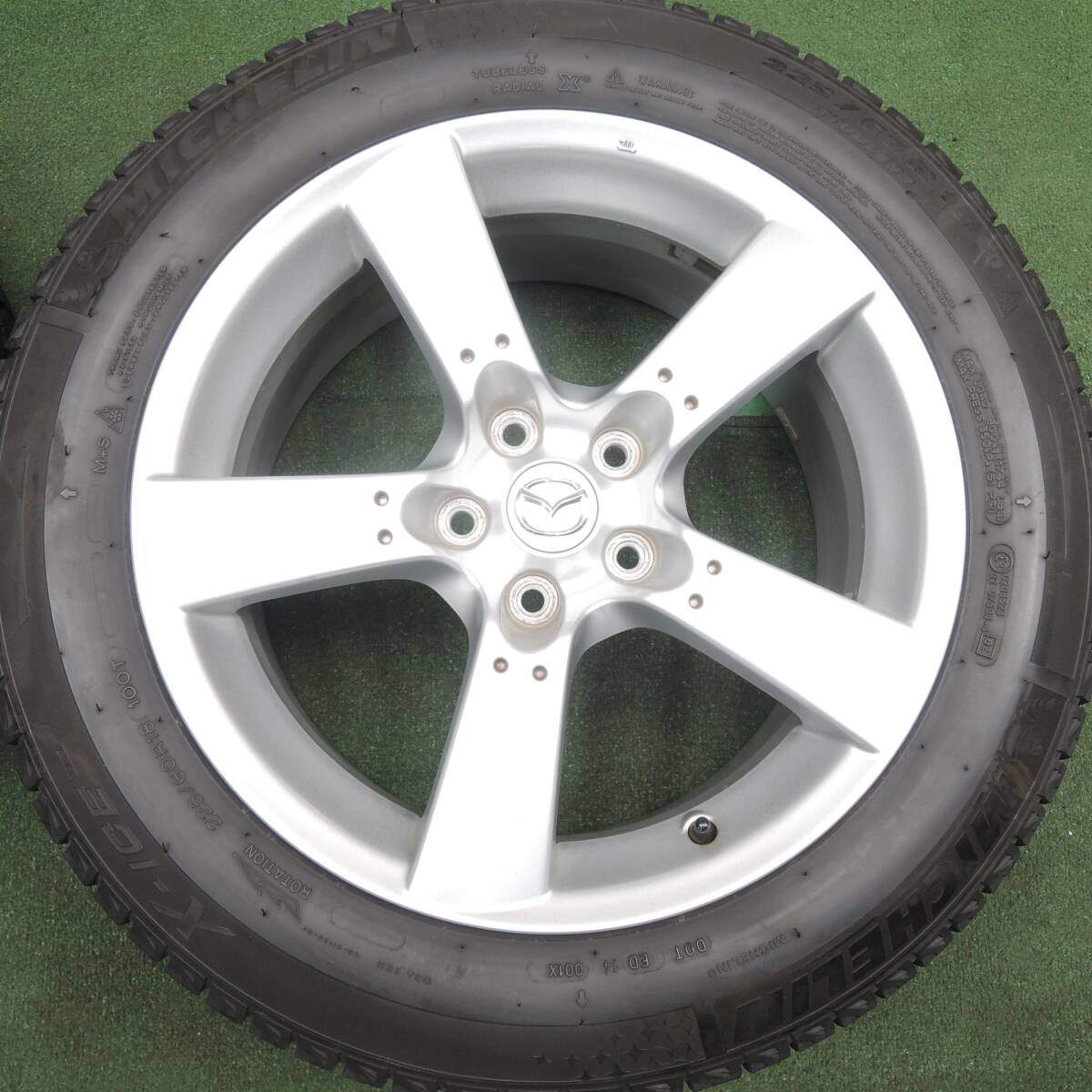 4本価格★マツダ RX-8 純正 225/60R18 スタッドレス ミシュラン X-ICE XI2 18インチ PCD114.3/5H★4021701HAス