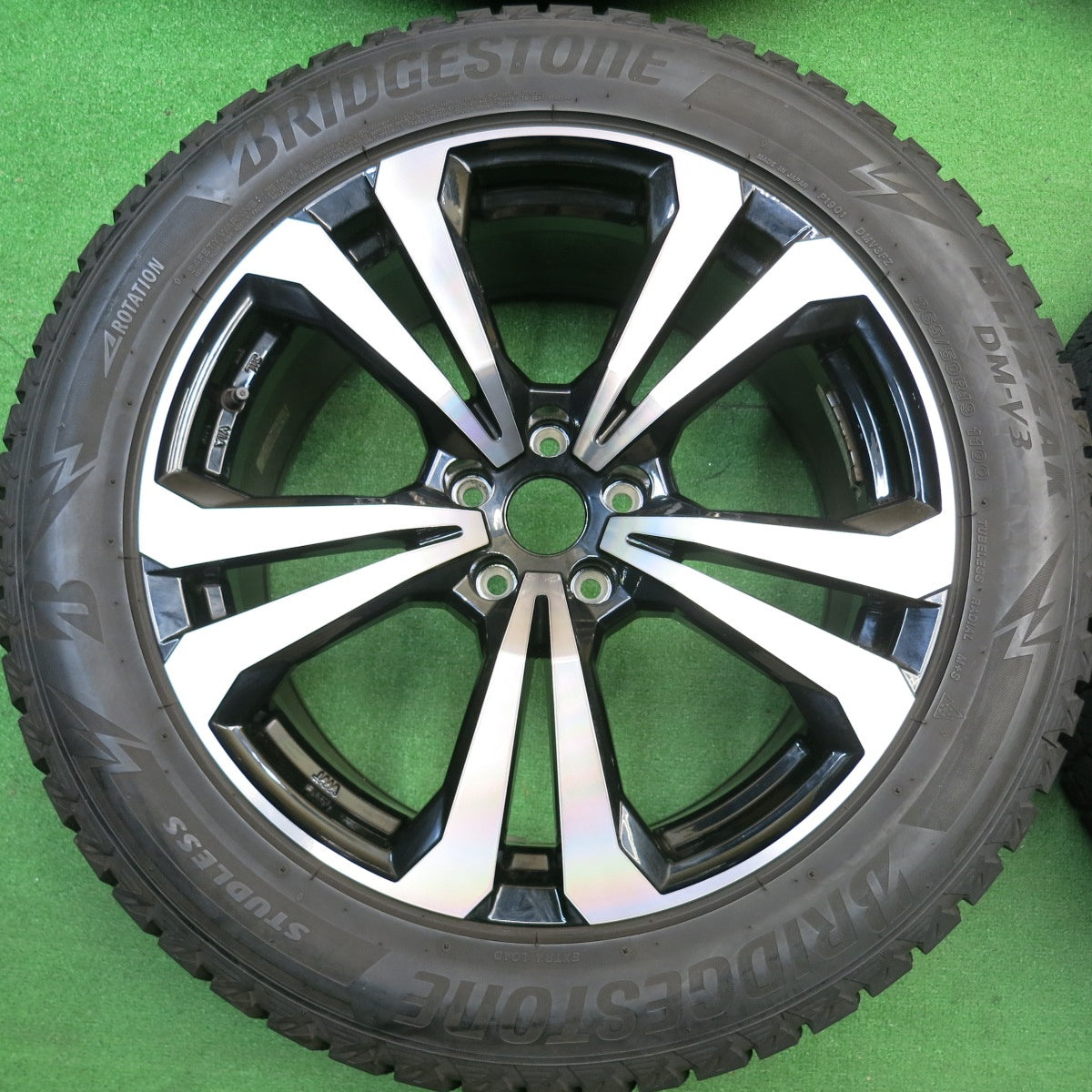 バリ溝!23年!9分★ベンツ 等 ADVANCE LINE SV-1 265/50R19 スタッドレス ブリヂストン ブリザック DM-V3 アドバンスライン 19インチ PCD112/5H★5122504HAス