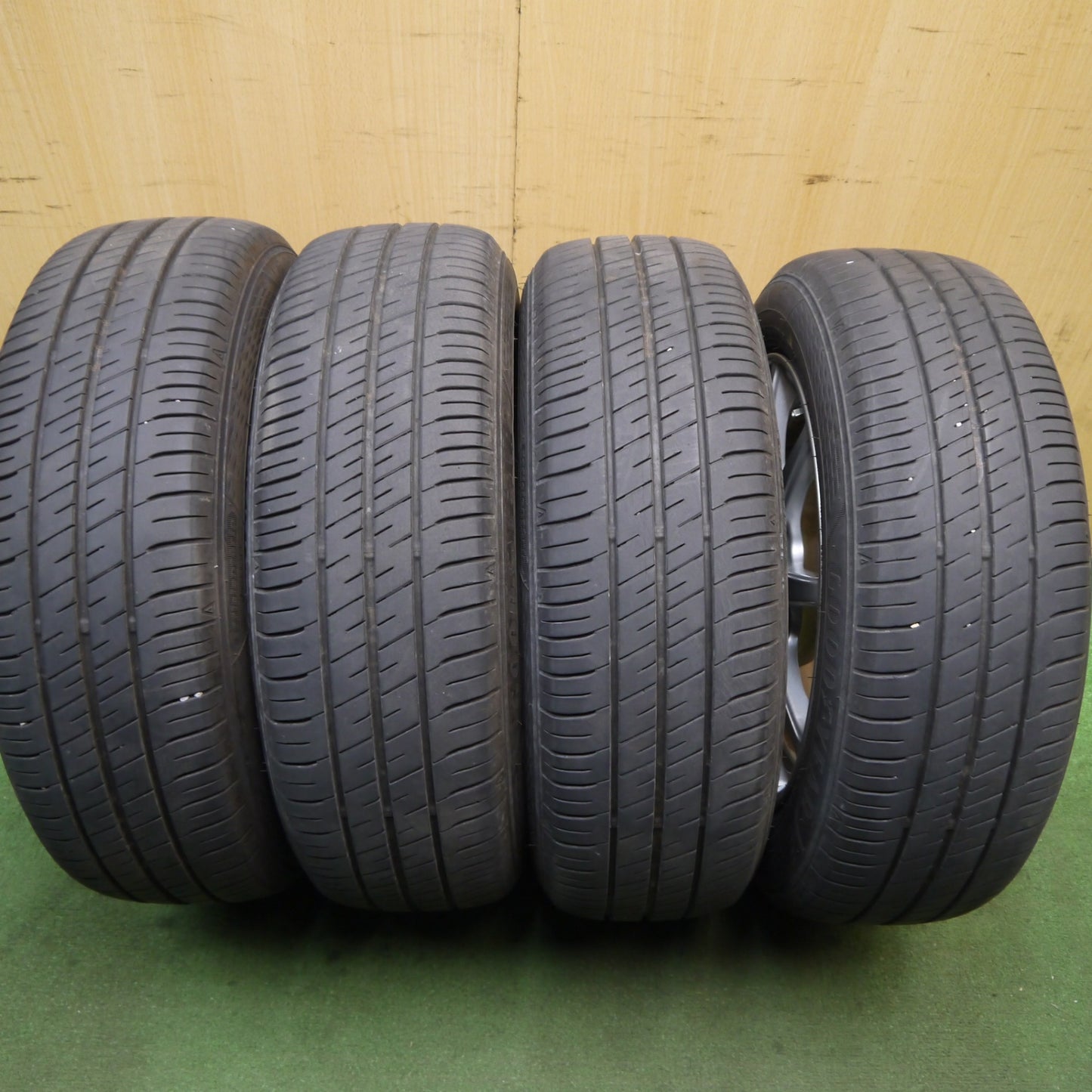 バリ溝!23年!9分★シエンタ 等 185/60R15 グッドイヤー EfficientGrip ECO EG02 ravrion ラブリオン 15インチ PCD100/5H★5091006Hノ