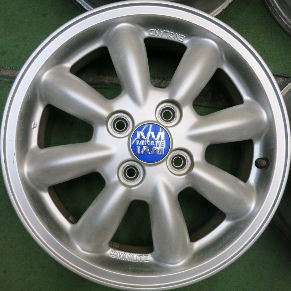 4本価格★ダイハツ ミラジーノ 純正 MINILITE ホイール 15インチ ミニライト 15×4.5J PCD100/4H★5081508HAホ
