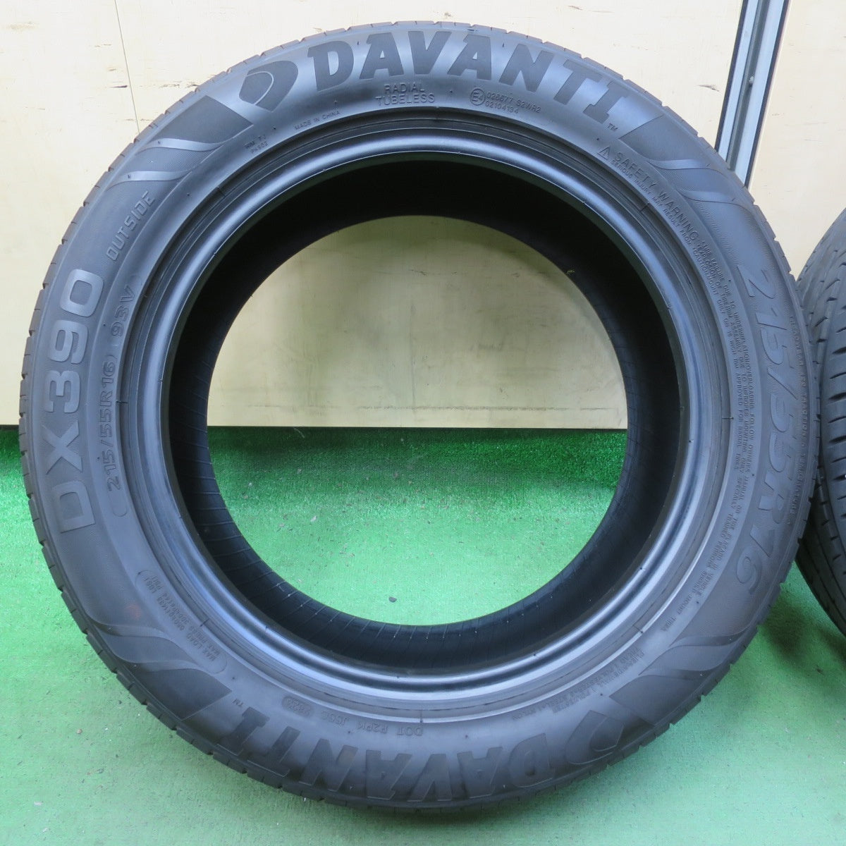 超バリ溝!23年!ほぼ10分★215/55R16 ダヴァンティ DX390 タイヤ 16インチ クラウン インサイト レジェンド シビック 等★5072201イノタ