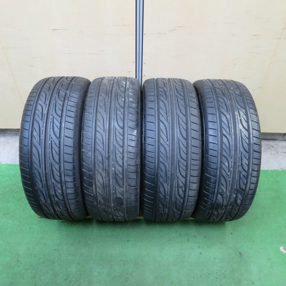 バリ溝!キレイ!9.5分★86 BRZ 等 215/45R17 グッドイヤー イーグル LS2000 hybrid2 SCHNEIDER シュナイダー 17インチ PCD100/5H★5092303TTノ